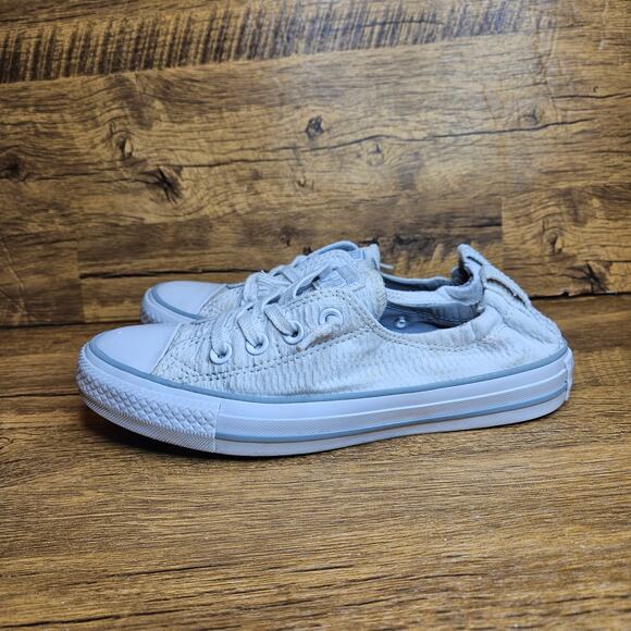 Converse All Stars White Shoreline pull on low top sneakers sz 7 womens - Picture 2 of 11